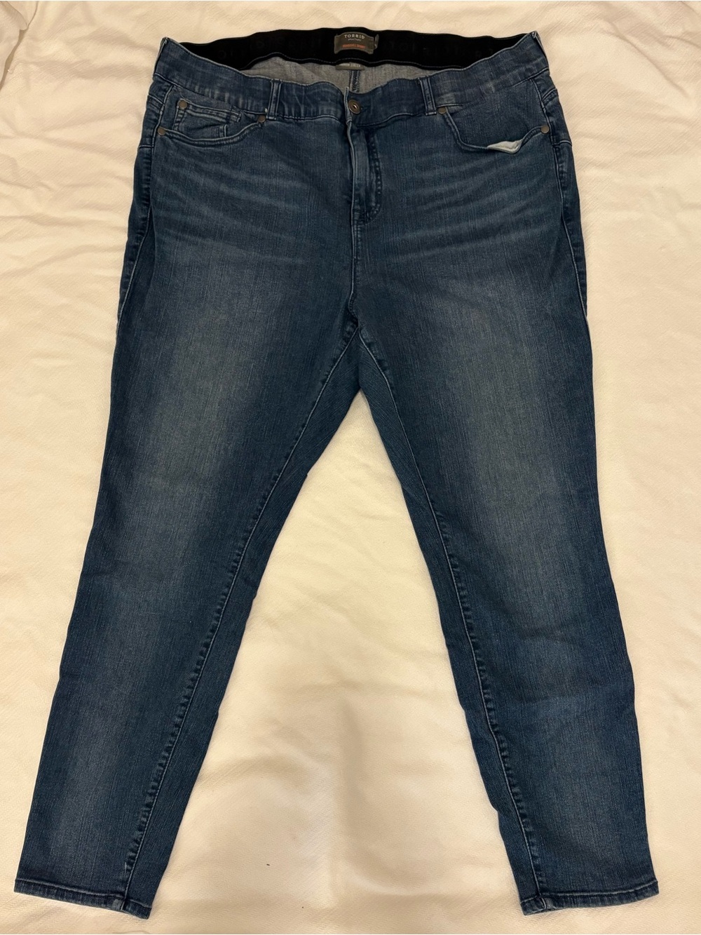 Torrid Dark Blue Bombshell Skinny Jeans